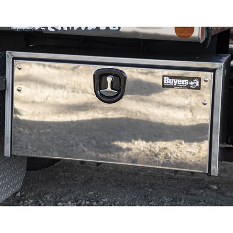 polished stainless steel truck box